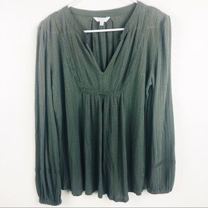 Lucky Brand Tops - Lucky Brand | Hunter Green Waffle Knit Boho Top Lucky Brand Tops - Lucky Brand | Hunter Green Waffle Knit Boho Top